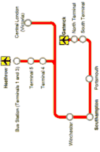 Gatwick Express Trains Route Map